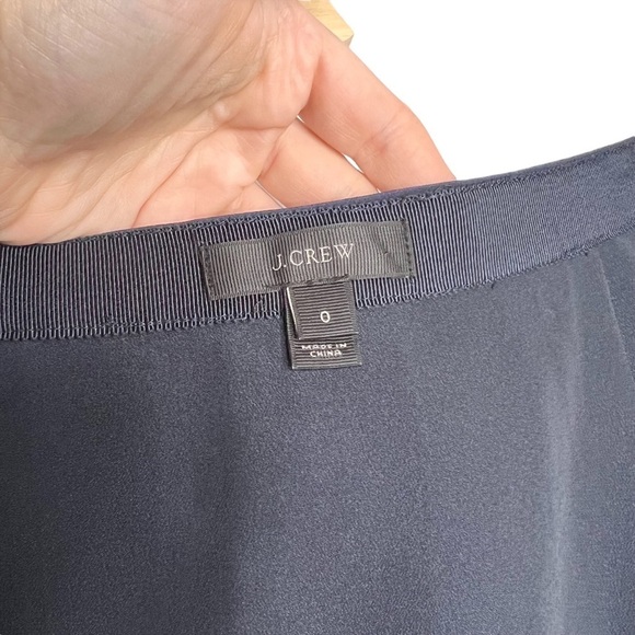 J Crew 100% Silk Beanstalk Striped Pleated Skirt - Picture 6 of 10